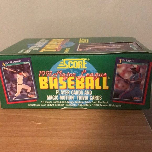 Score 1991 Major League Baseball Cards Series 1 - Picture 4 of 6